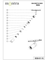 MAGNETO mini * FOCO LED 7W 38º NEGRO